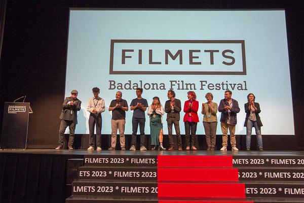 Alguns dels premiats durant la passada edició del festival FILMETS / Foto: FILMETS