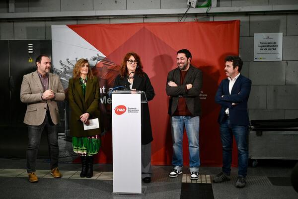 Un moment de la intervenció de la presidenta de TMB, Laia Bonet / Foto: M. A. Cuartero (TMB)