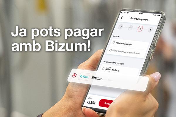 Visual de la campanya de pagament a través de la Bizum a la TMB App / Foto: TMB