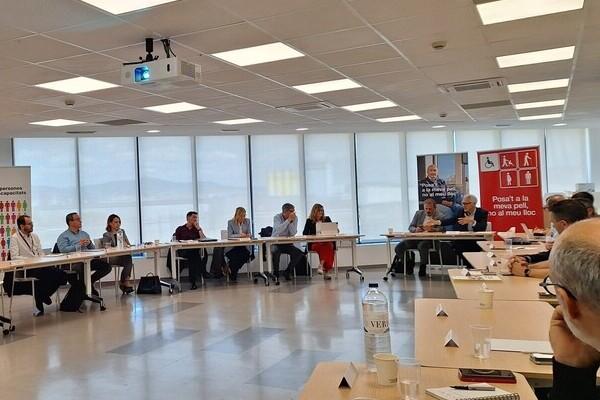 Reunió del comité d'accessibilitat universal de TMB. /Foto: TMB