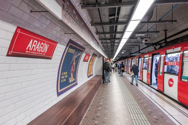 L'andana de l'estació de Passeig de Gràcia va viatjar als anys 20 el dia del 100 aniversari del Metro / Foto: Pep Herrero (TMB)