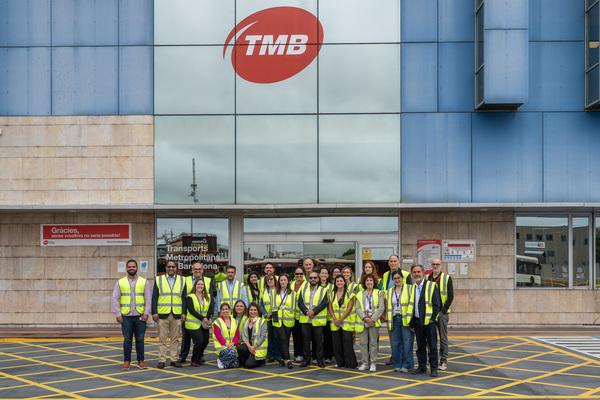 La delegació iberoamericana del Banc Mundial a les instal·lacions de Triangle de TMB / Foto: Edu Pedrocchi (TMB)