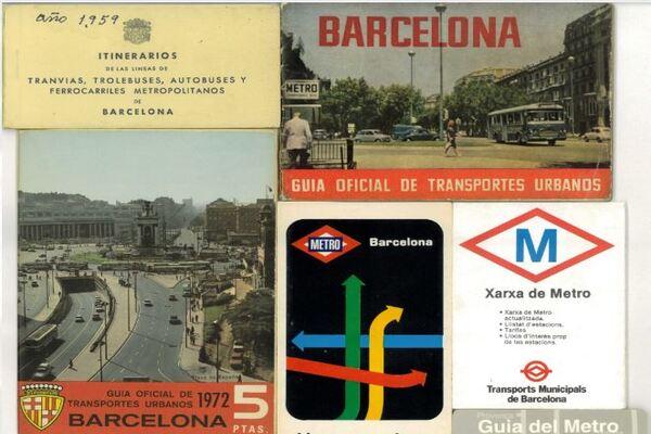 Composició feta a partir de diversos plànols del metro de Barcelona / Disseny: TMB