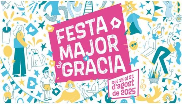 Cartell de les Festes de Gràcia 2025 / Il·lustradora: Manuela Serrat