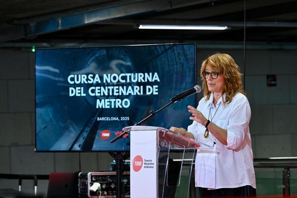 Laia Bonet presenta la Cursa Centenari/ Foto: Miguel Ángel Cuartero
