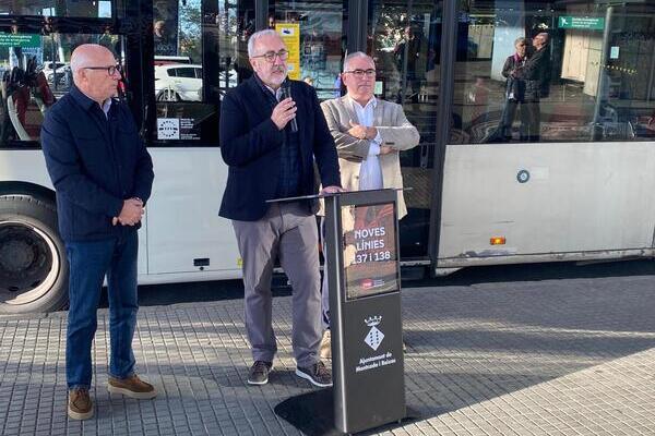 Presentació a Montcada i Reixac dels propers canvis a la línia 155 de bus / Font: Ajuntament de Montcada i Reixac