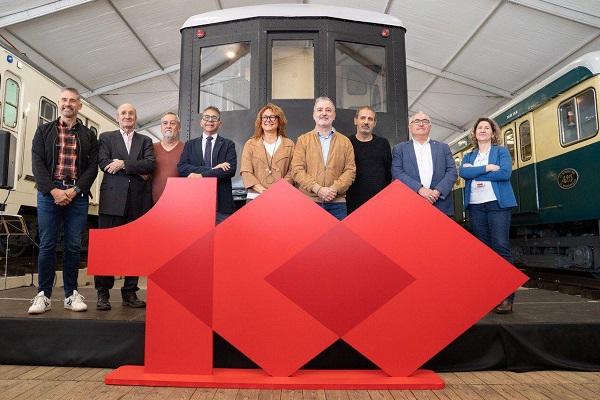 Inauguració exposició trens centenari del metro