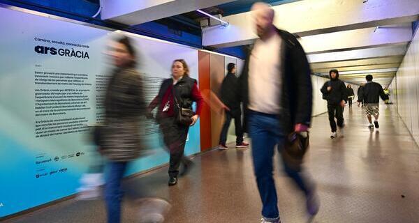 Nova instal·lació ARS GRACIA. /Foto: Pep Herrero (TMB)