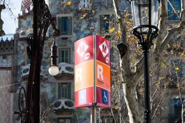 Obres accessibilitat Pg Gràcia. /Foto: TMB