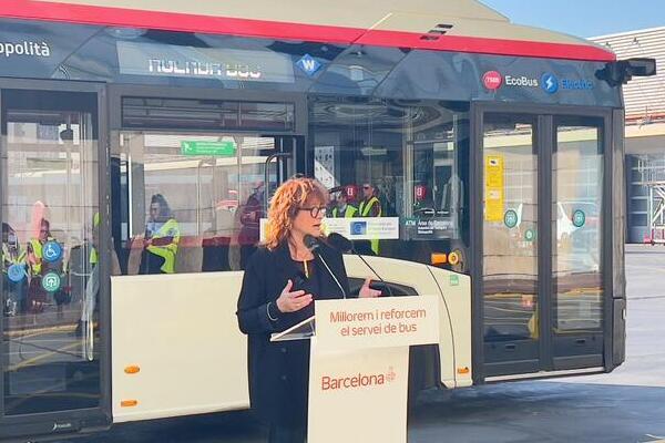 Presentació de l'agenda Bus 2026-2030/ Foto: GUILLERMO CRUZ (TMB)