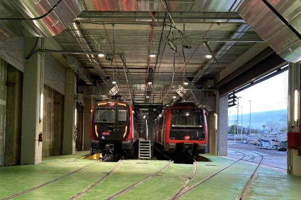 Cotxeres de Sant Genís. /Foto: TMB