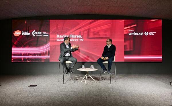 El Conseller Delegat Xavier Flores durant la presentació de les xifres del valor social de TMB. /Foto: Pep Herrero (TMB). /Foto: TMB