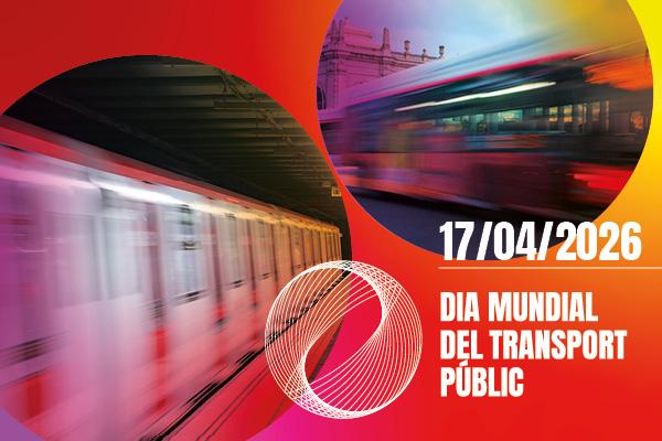 Cartell del Dia Mundial del Transport Públic / Imatge: TMB-UITP