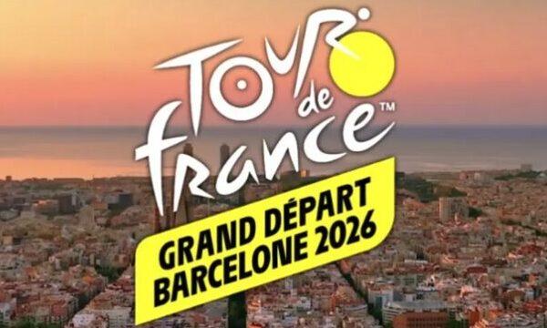 Capçalera de sortida del Tour a Barcelona. /Foto: AJUNTAMENT DE BARCELONA
