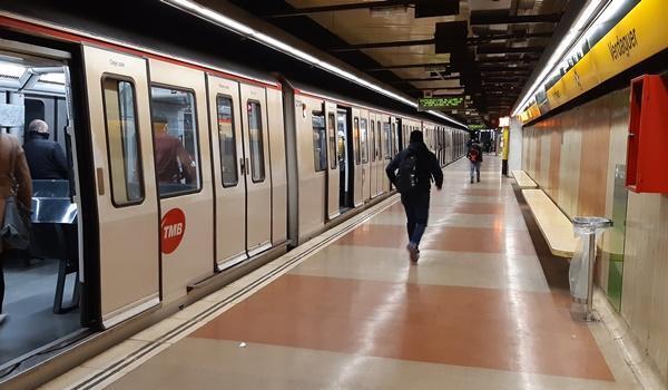 Tall estació Verdaguer L4. /Foto: TMB