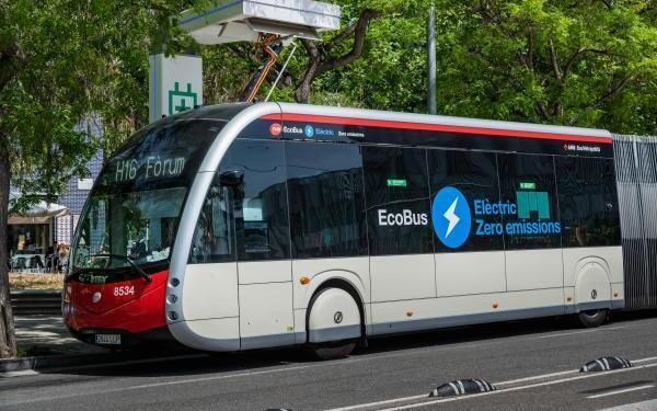 Bus elèctric. /Foto: TMB