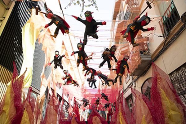 Imatge del carrer Progres durant les Festes de Gràcia 2025 / Font: Web Festa Major de Gràcia