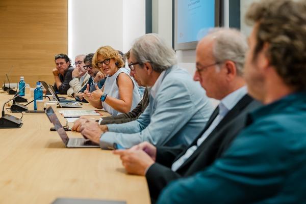 El grup impulsor del Museu del Transport Públic es posa en marxa / Foto: Ajuntament de Barcelona