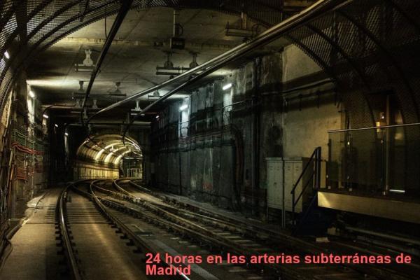 Interior dels túnels del metro de Madrid / Imatge: reportatge web El Confidencial