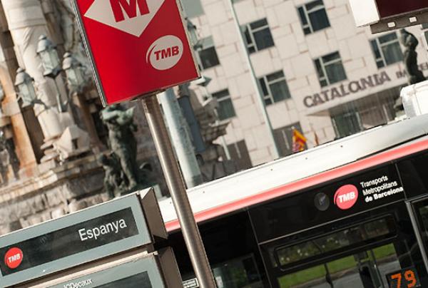 El metro serà el transport recomanat diumenge 15 d'abril al matí / Foto: TMB