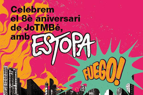 Imatge promocional de la festa del 8è aniversari del JoTMBé amb Estopa / Imatge: TMB