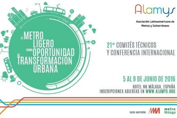 Cartell de la conferència d'Alamys que tindrà lloc a Màlaga