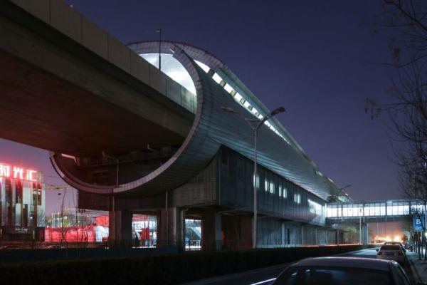 Estació de metro dissenyada per l'estudi arquitectònic Qing-X / Foto: web inhabitat