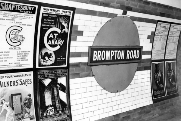 L'estació de Brompton Road va ser utilitzada com a búnquer durant la Segona Guerra Mundial / London Transport Museum