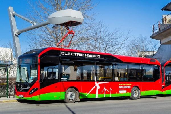 Autobús híbrid en proves a Estocolm / Foto: ZeEUS Project