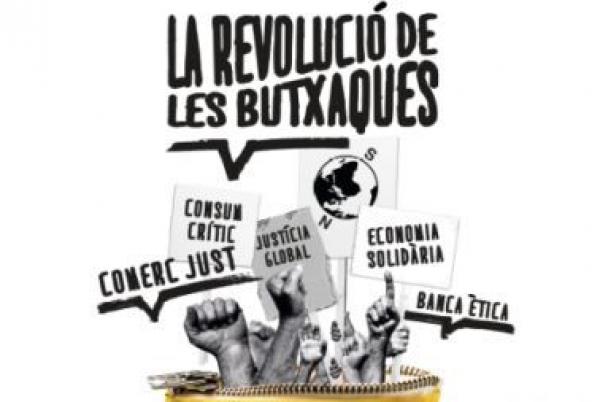 Part de la imatge de la campanya 'La revolució de les butxaques' / Foto: web comercjustibancaetica.org/
