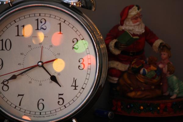 Rellotge Nadal / Wsilver a Flickr CC psycho-pics