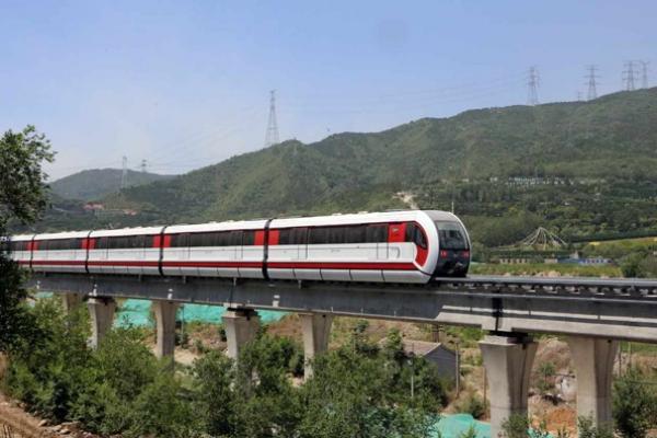 Primera línia de trens 'maglev' a Pequín / Foto: Metro Report