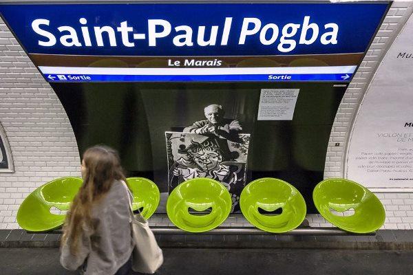 La iniciativa ha previst canviar temporalment el nom de 6 estacions de metro en honor als jugadors de la selecció francesa de futbol / Foto: RATP