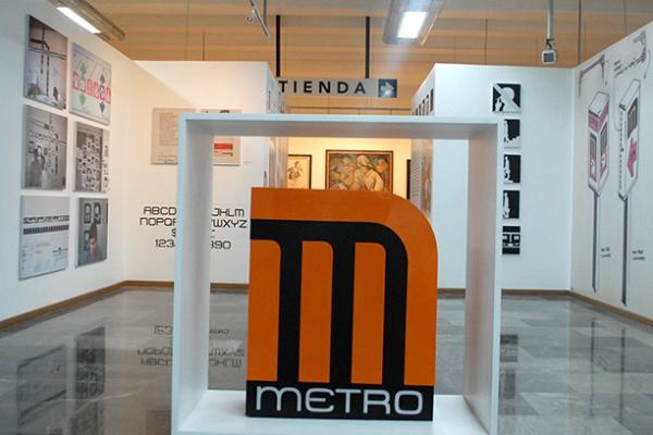 La sala 6 del museu fa un recorregut per la identitat visual del metro de Mèxic / Imatge: Museo del Metro