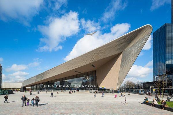 Estació de Rotterdam Centraal / Foto: Architizer.com
