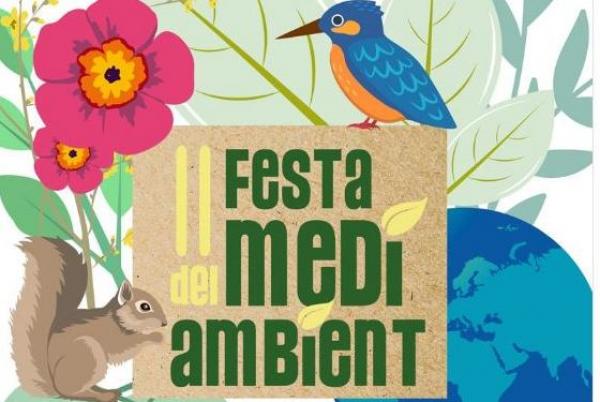 Detall cartell Festa del Medi Ambient a Can Zam
