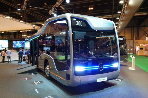 El Future Bus de Mercedes, un autobús urbà semiautomàtic / Foto: Enrique Cepeda