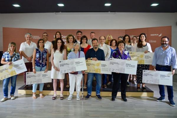 Els guanyadors de les diverses categories de l11'è Concurs de Relats Curts Online de TMB / Foto: TMB)