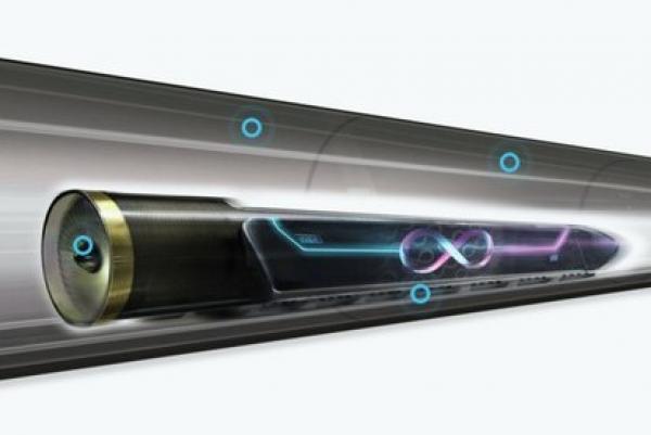 Una imatge del disseny d'Hyperloop / Foto: Tesla