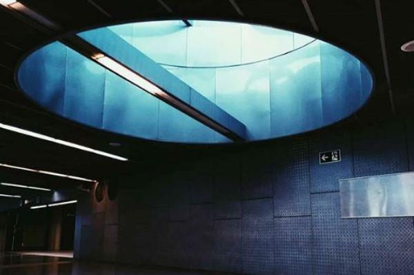 Les línies 9 i 10 del metro de Barcelona protagonitzen el perfil a Instagram de @sergigalli / Foto: @sergigalli