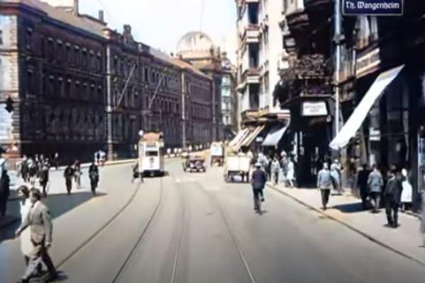 Un vídeo que, gravat des del tramvia, ens mostra la ciutat de Leipzig a la dècada dels anys 30 / Imatge: Captura del vídeo del canal de Thomas Wangenheim