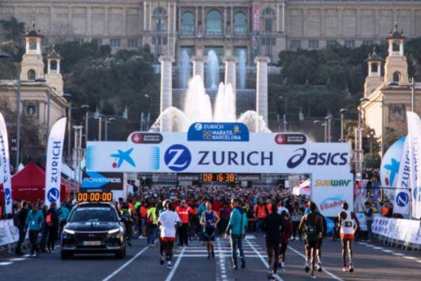 Imatge de l'última edició de la Marató de Barcelona / Foto: Zurich Marató de Barcelona