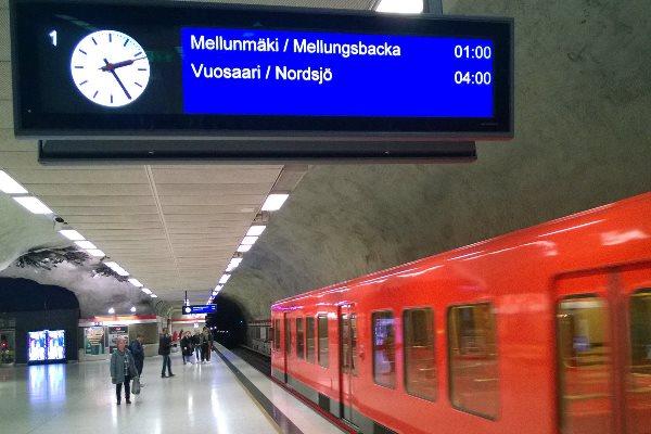 Estació del metro de Hèlsinki / Foto: HKL
