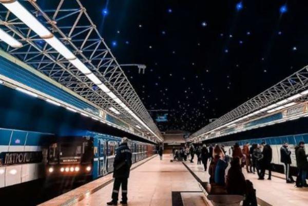 Una de les estacions més populars del metro de Minsk / Imatge: Instagram de @minskmetro
