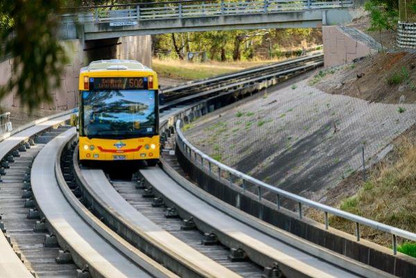 Sistema d'autobusos guiats a Adelaida, Austràlia / Foto: Shutterstock