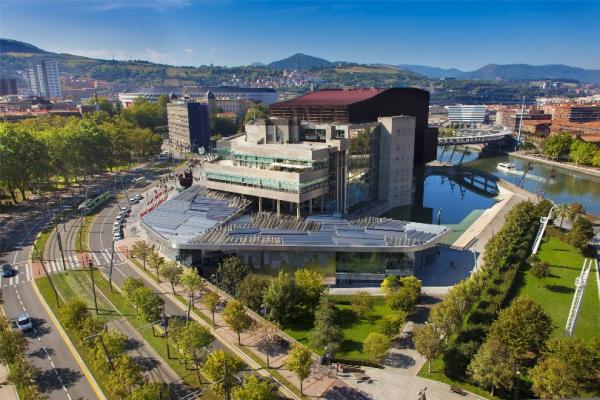 Vista general del Palau Euskalduna de Bilbao, on tindran lloc l'assemblea i el congrés d'ATUC