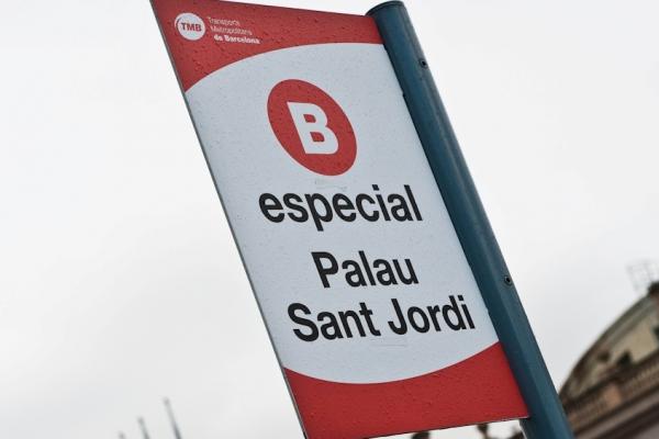 Servei especial de bus al Palau Sant Jordi