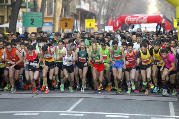 Corredors a la Cursa Sant Antoni Barcelona 2015 / Foto: Jordi López