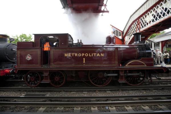 La locomotora de vapor Metropolitan No1 / Foto: web Evening Standard