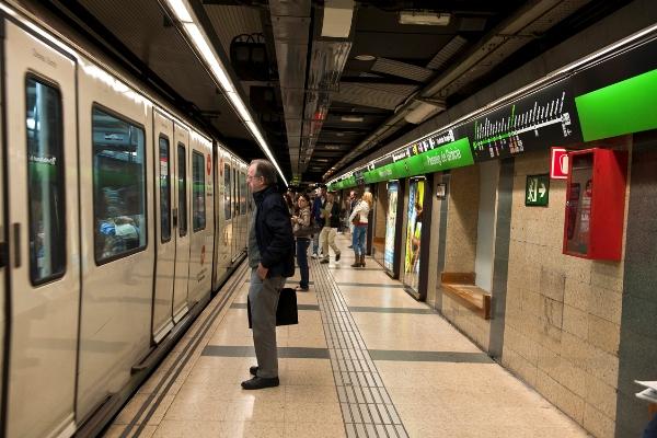 L'estació de metro de Passeig de Gràcia de la L3 / Foto: Miguel Ángel Cuartero (TMB)